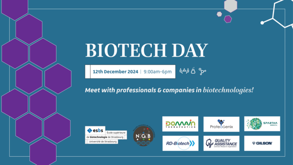 Journée de la biotech à l'ESBS ! 