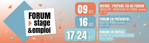 Forum Stage & Emploi : Alsace Tech & l'Université de Strasbourg