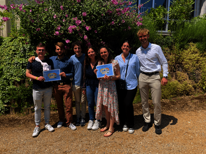 Les étudiants de l'ESBS ayant participé à l'édition 2023 des Hackathons de la Biotech