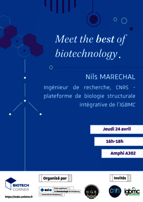 Biotech Corner avec Nils Marechal à l'ESBS